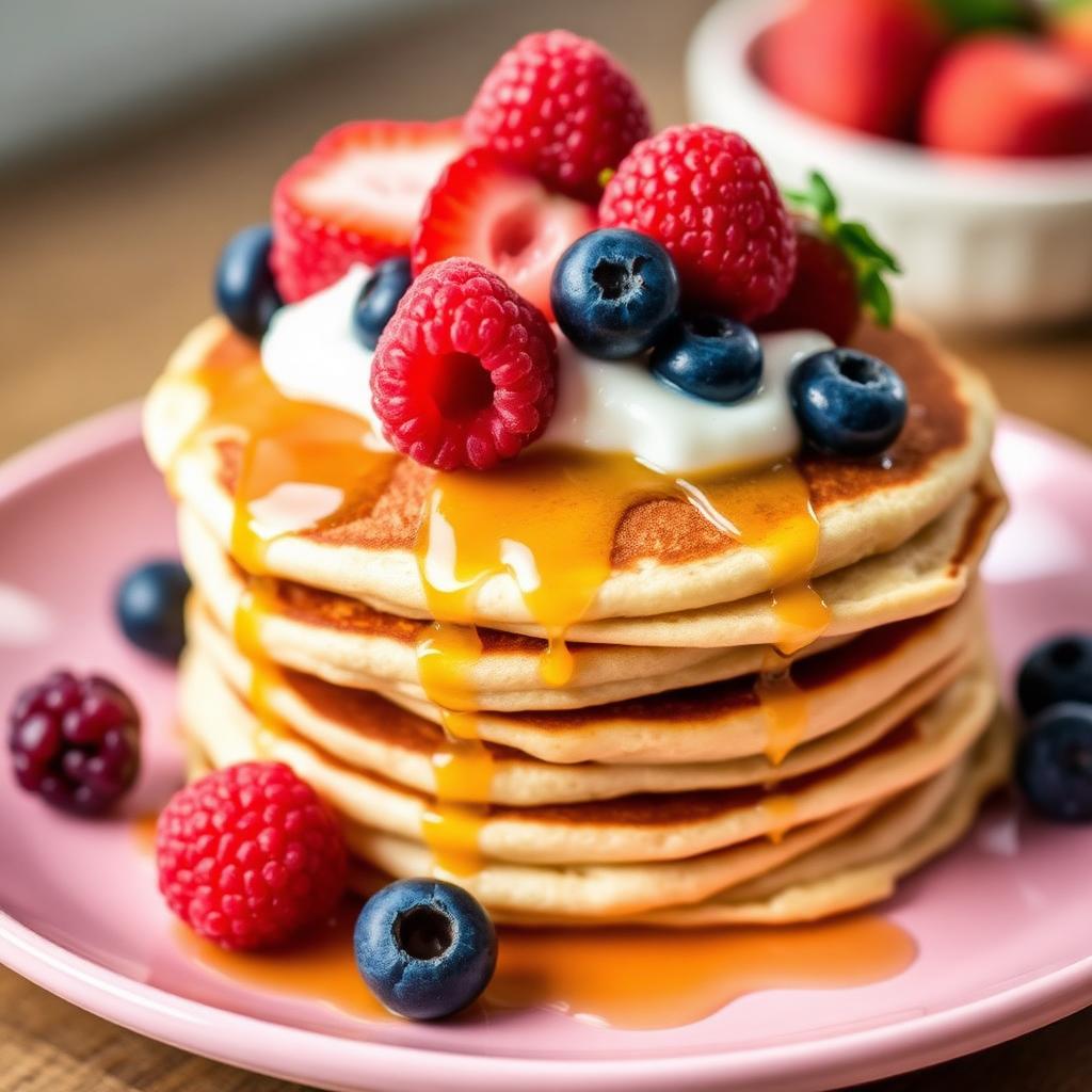 Fluffy Protein Pancakes